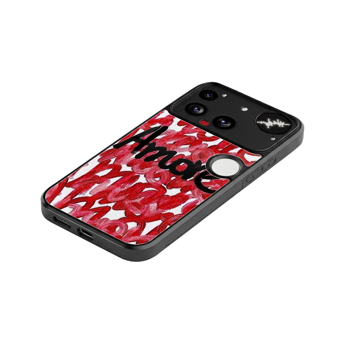Amore stylish phone case for nothing phone 3 | glossy glass and slim fit
