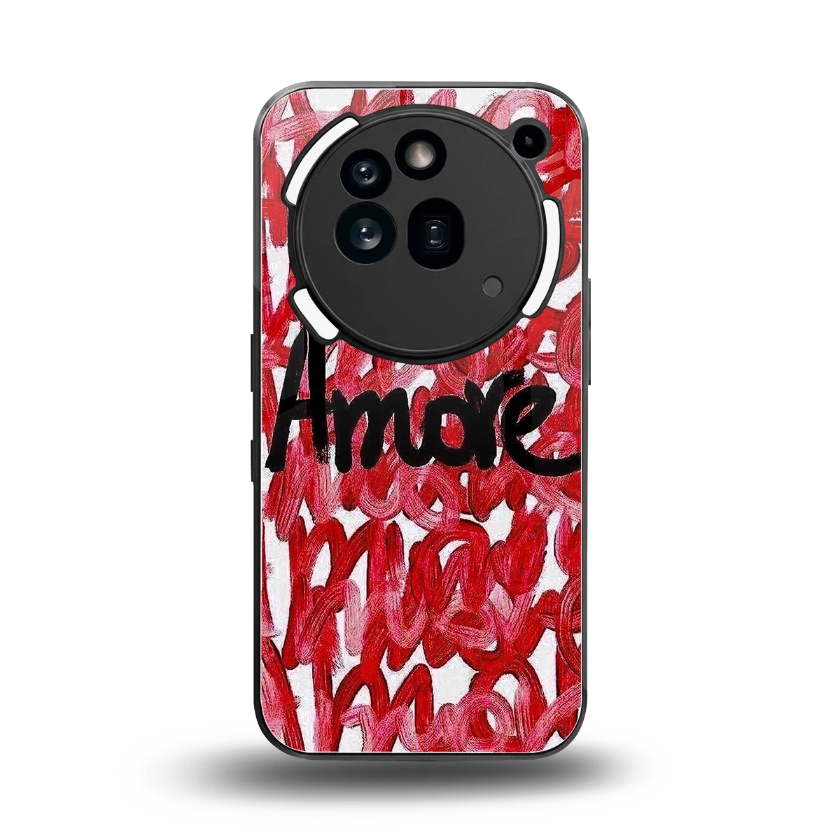 Amore back phone cover | glass case for nothing phone 3a pro