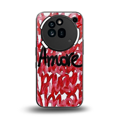 Amore back phone cover | glass case for nothing phone 3a pro