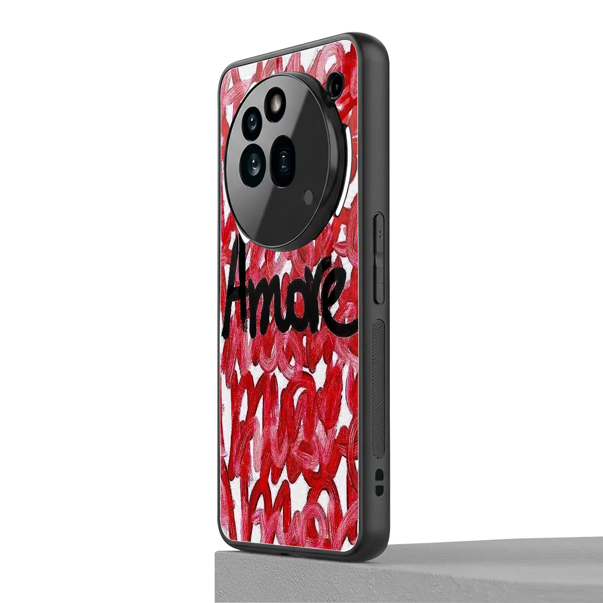 Amore nothing phone 3a pro mobile cover | shockproof glass phone case