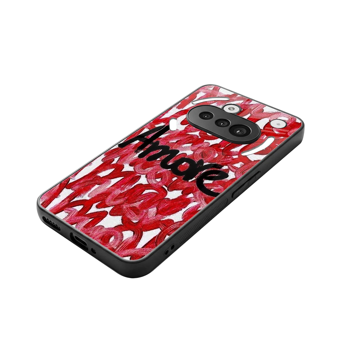 Amore stylish phone case for nothing phone 3a | glossy glass and slim fit