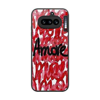 Amore back phone cover | glass case for nothing phone 4a