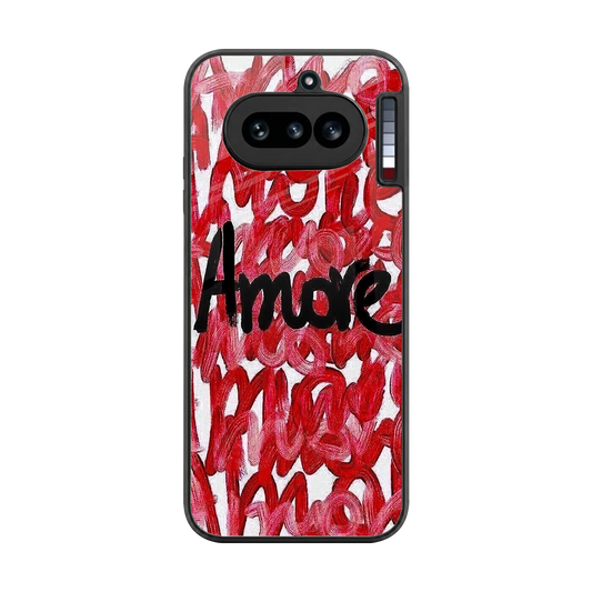 Amore back phone cover | glass case for nothing phone 4a