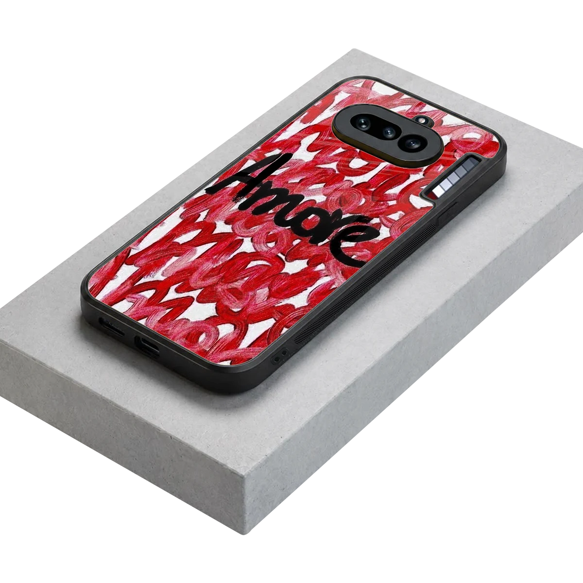 Amore stylish phone case for nothing phone 4a | glossy glass and slim fit