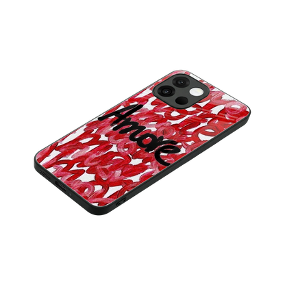 Amore stylish phone case for oneplus 13s | glossy glass and slim fit