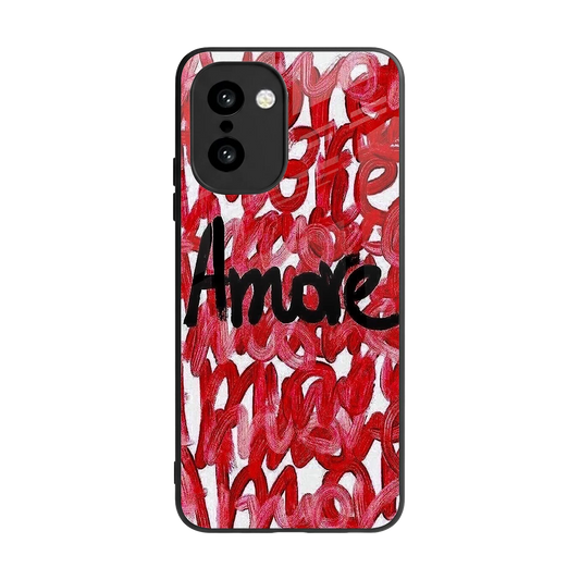 Amore back phone cover | glass case for oneplus 15r