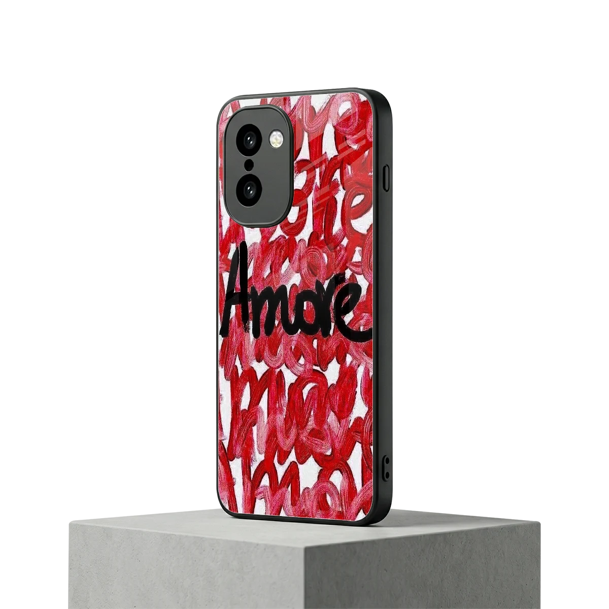 Amore oneplus 15r mobile cover | shockproof glass phone case