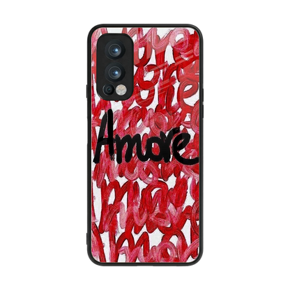 Amore back phone cover | glass case for oneplus nord 2