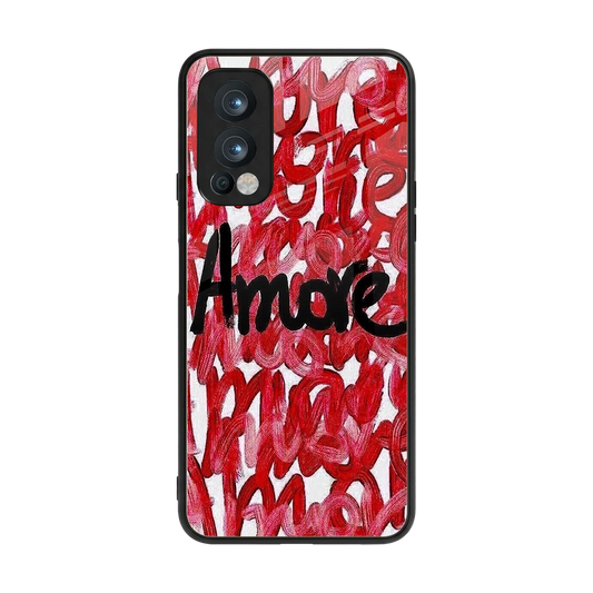Amore back phone cover | glass case for oneplus nord 2