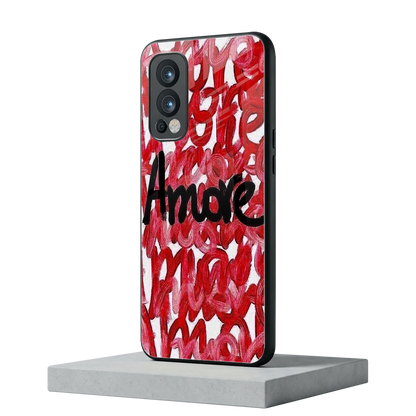 Amore oneplus nord 2 mobile cover | shockproof glass phone case