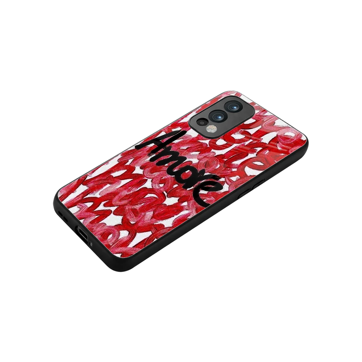 Amore stylish phone case for oneplus nord 2 | glossy glass and slim fit
