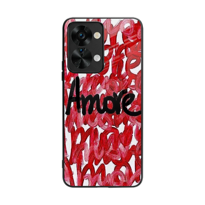 Amore back phone cover | glass case for oneplus nord 2t