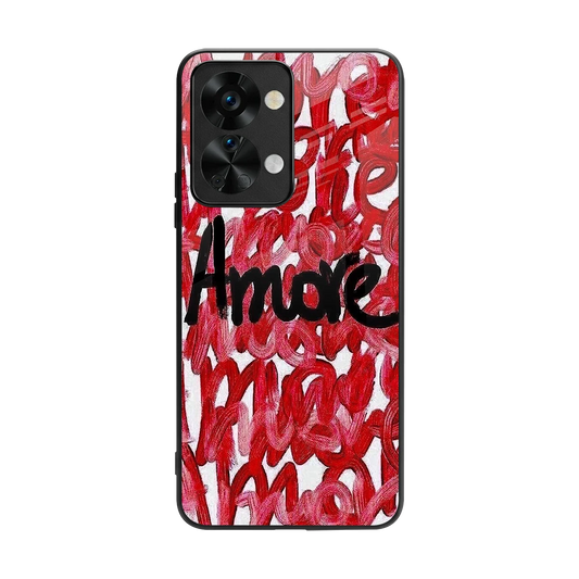 Amore back phone cover | glass case for oneplus nord 2t