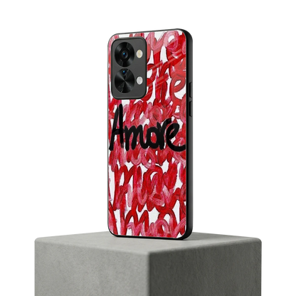 Amore oneplus nord 2t mobile cover | shockproof glass phone case