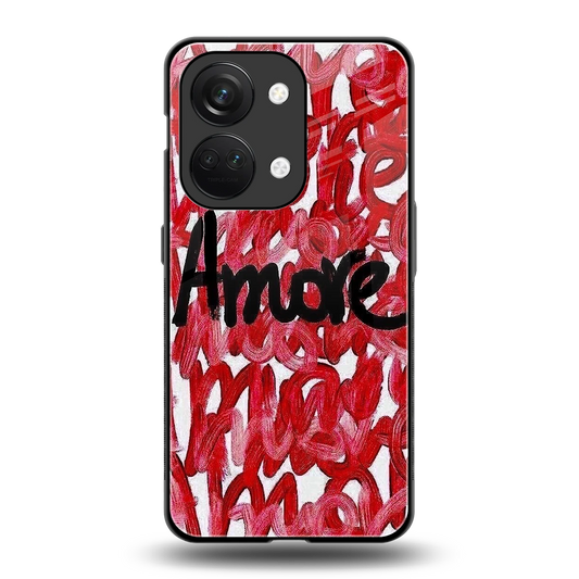 Amore back phone cover | glass case for oneplus nord 3