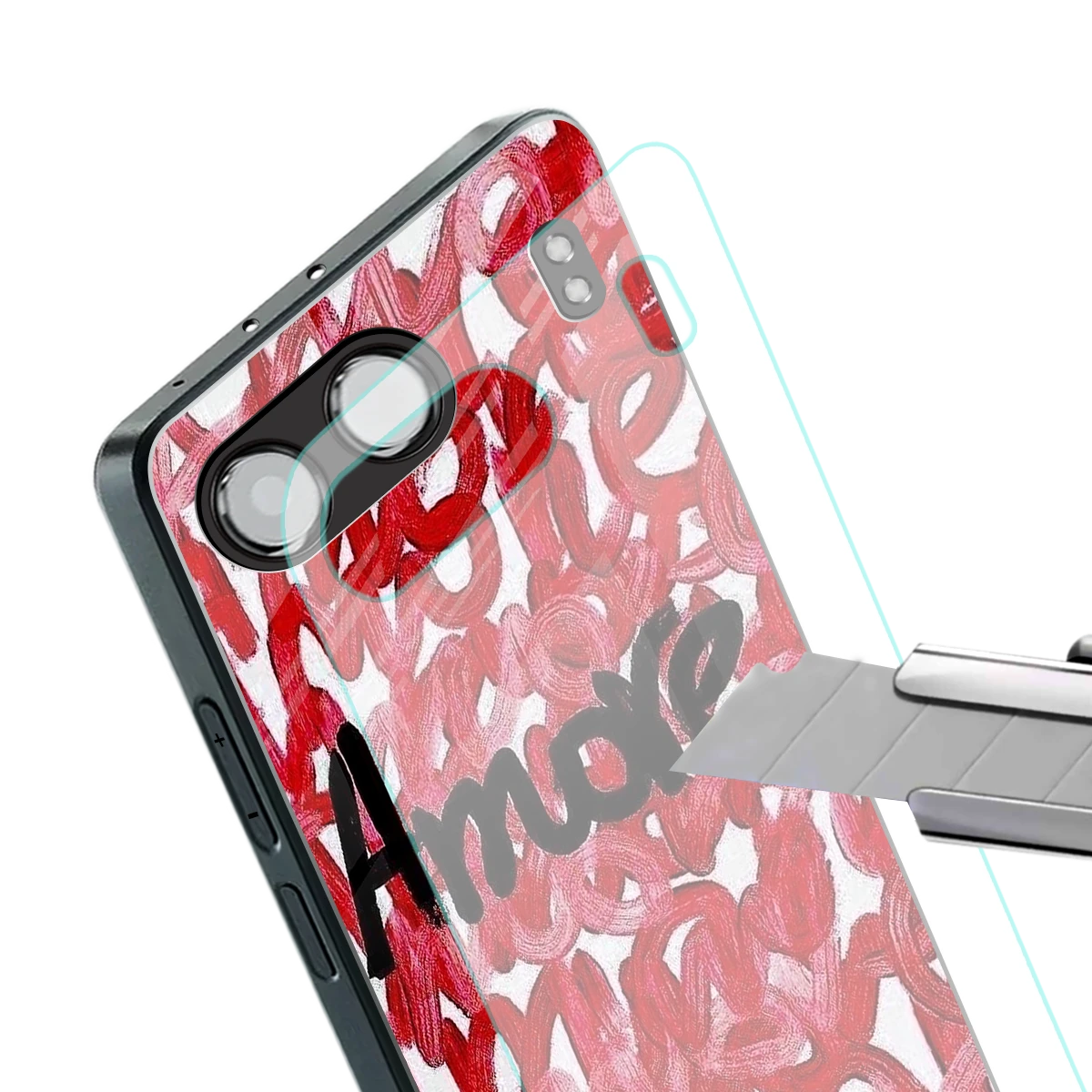 Amore stylish phone case for oneplus nord 4 | glossy glass and slim fit