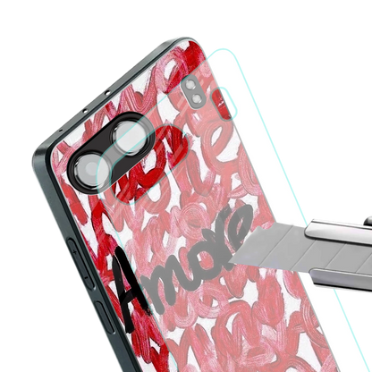 Amore stylish phone case for oneplus nord 4 | glossy glass and slim fit