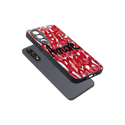 Amore sleek oneplus nord 5 cover with tempered glass back and TPU edges