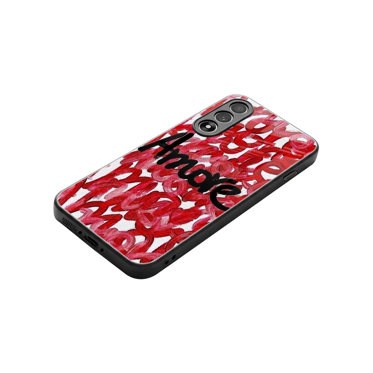 Amore stylish phone case for oneplus nord 5 | glossy glass and slim fit