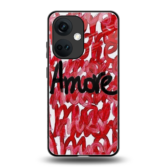 Amore back phone cover | glass case for oneplus nord ce 3
