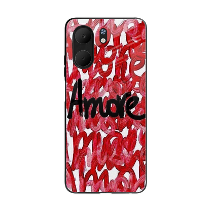 Amore back phone cover | glass case for oppo a5x 5g