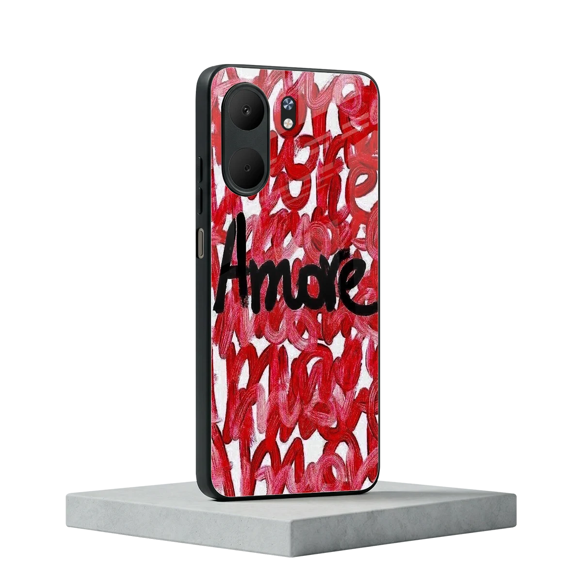 Amore oppo a5x 5g mobile cover | shockproof glass phone case