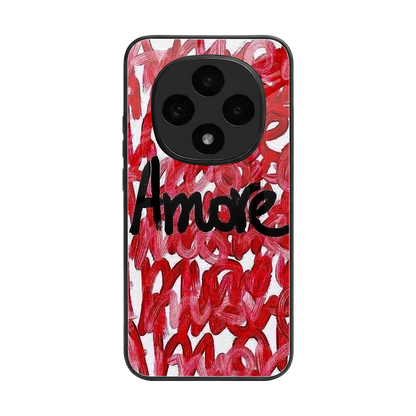 Amore back phone cover | glass case for oppo f31 pro 5g