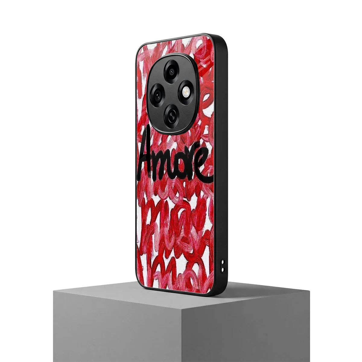 Amore oppo f31 pro 5g mobile cover | shockproof glass phone case