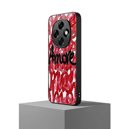 Amore oppo f31 pro 5g mobile cover | shockproof glass phone case