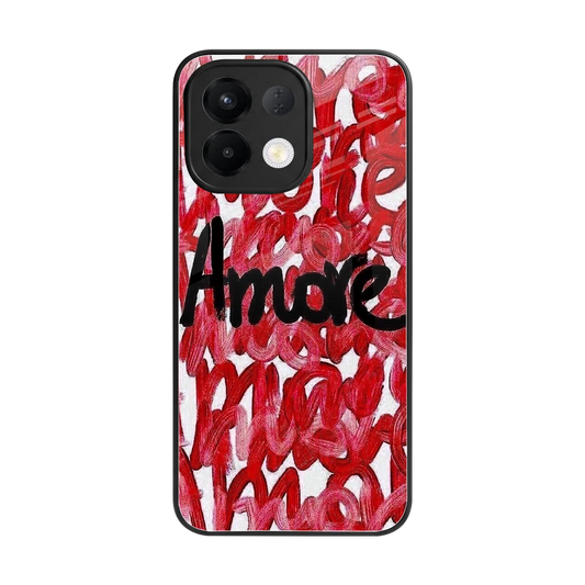 Amore back phone cover | glass case for oppo k13 5g
