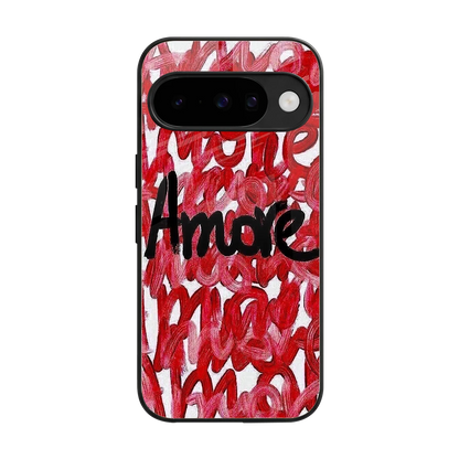 Amore back phone cover | glass case for google pixel 10