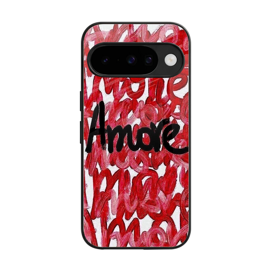 Amore back phone cover | glass case for google pixel 10
