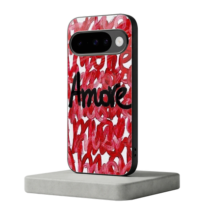 Amore google pixel 10 mobile cover | shockproof glass phone case