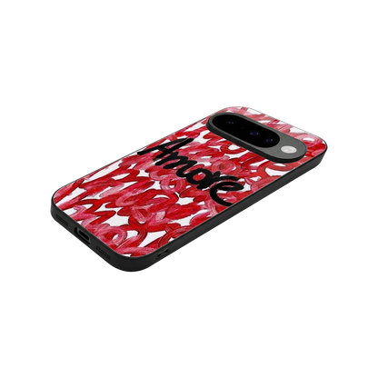 Amore stylish phone case for google pixel 10 | glossy glass and slim fit