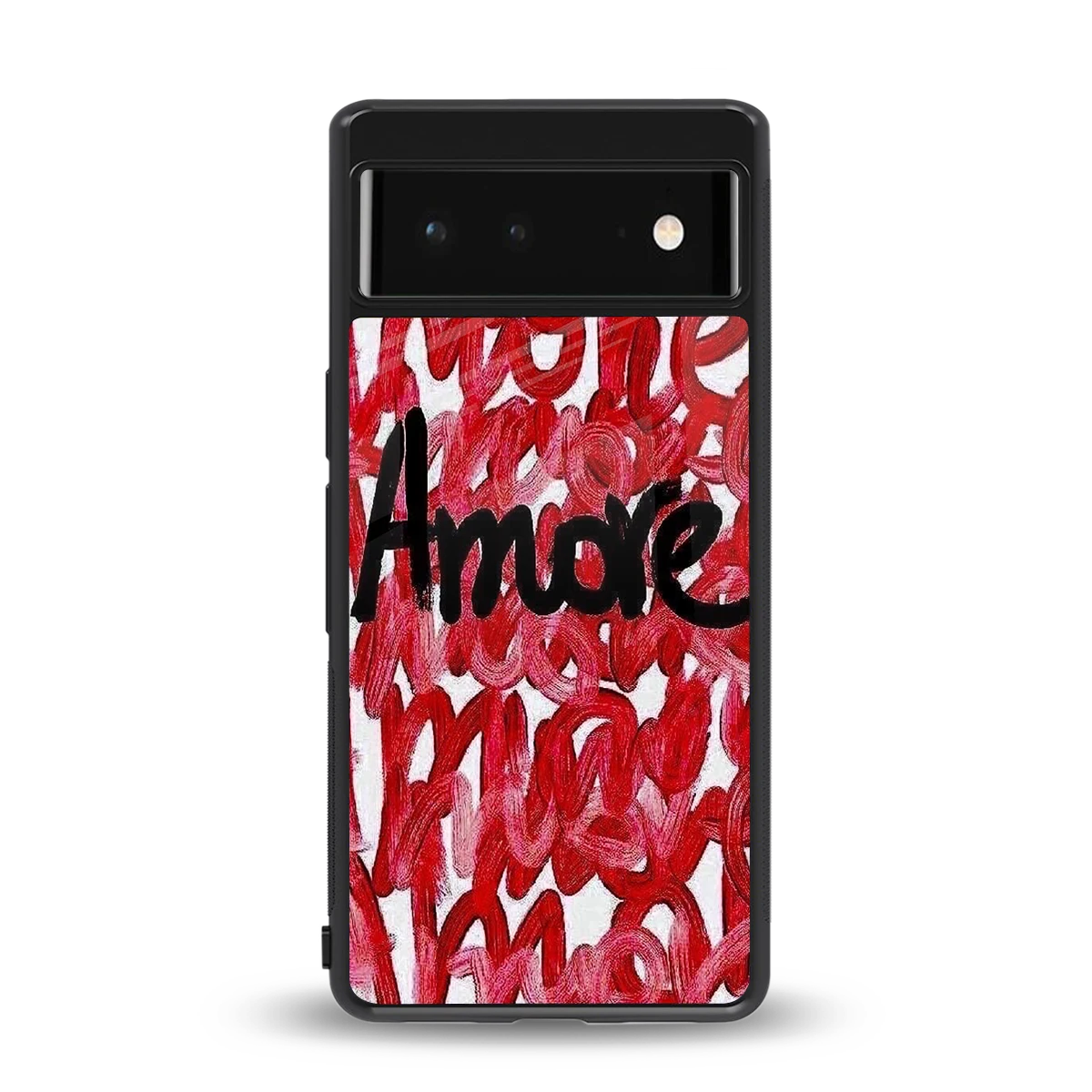 Amore back phone cover | glass case for google pixel 6