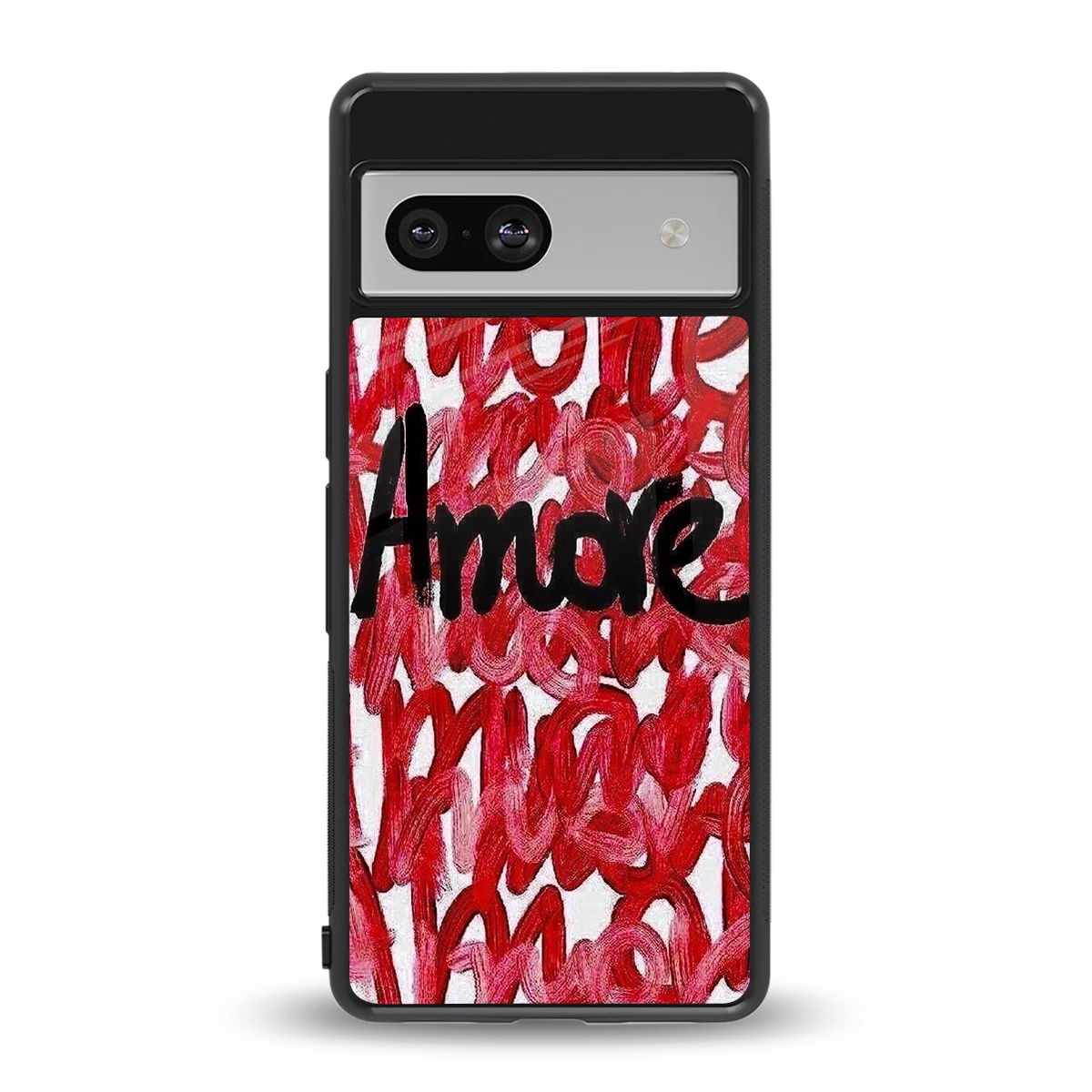 Amore back phone cover | glass case for google pixel 7a