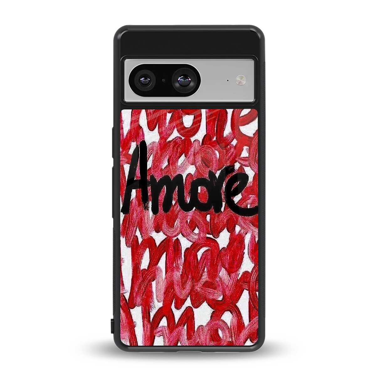 Amore back phone cover | glass case for google pixel 8