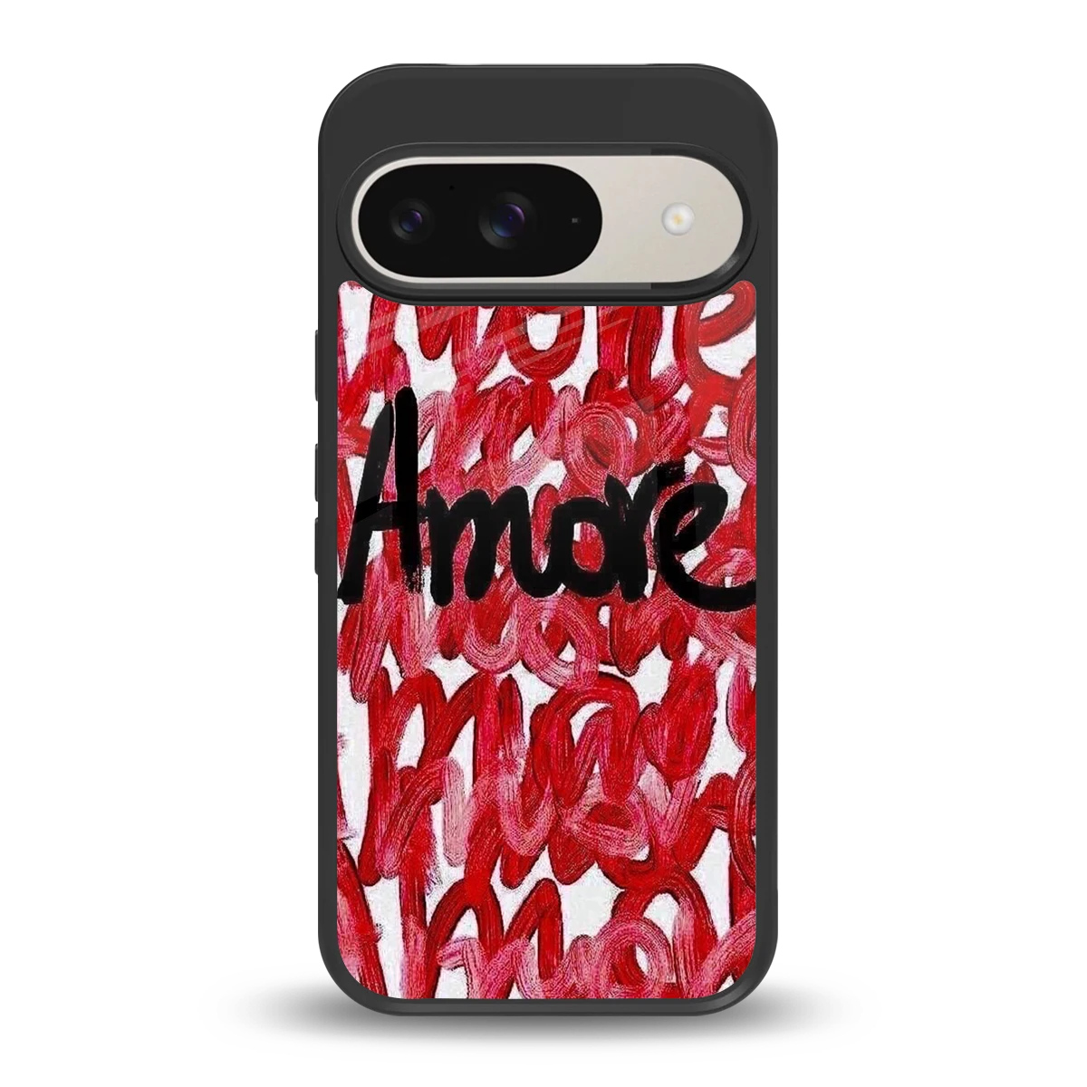 Amore back phone cover | glass case for google pixel 9