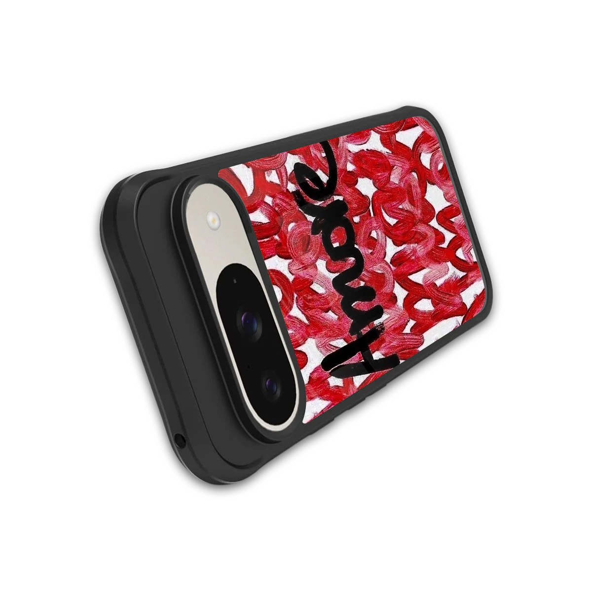 Amore stylish phone case for google pixel 9 | glossy glass and slim fit