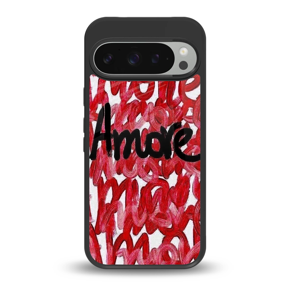 Amore back phone cover | glass case for google pixel 9 pro