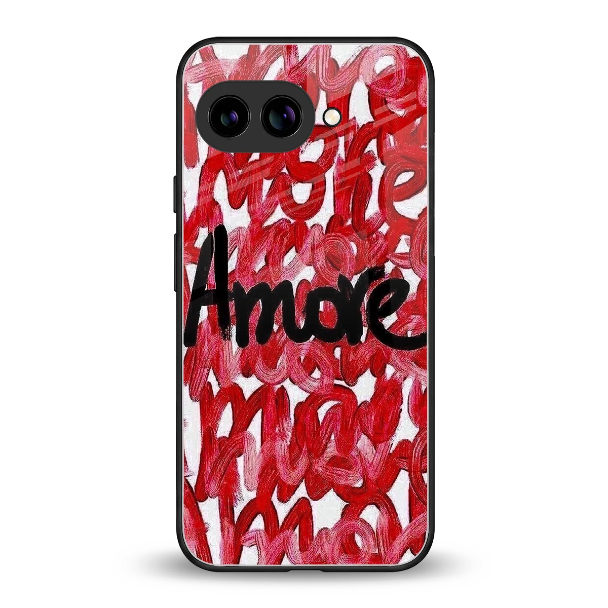 Amore back phone cover | glass case for google pixel 10a