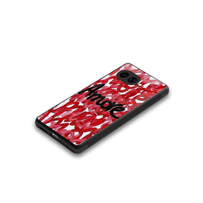 Amore stylish phone case for google pixel 10a | glossy glass and slim fit