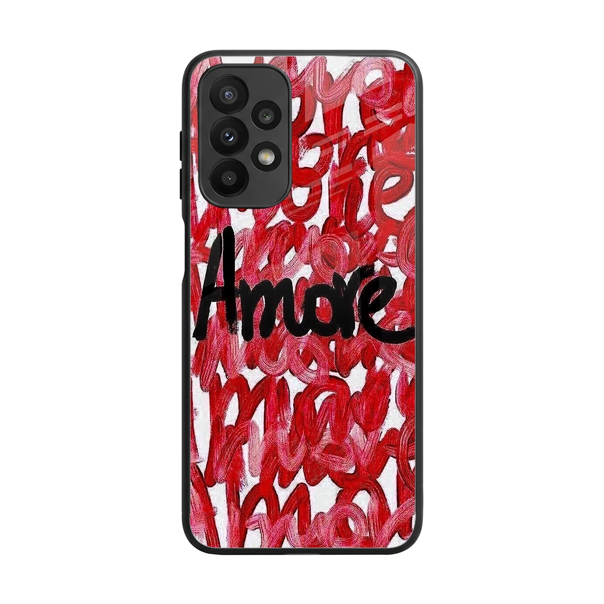 Amore back phone cover | glass case for samsung galaxy a23