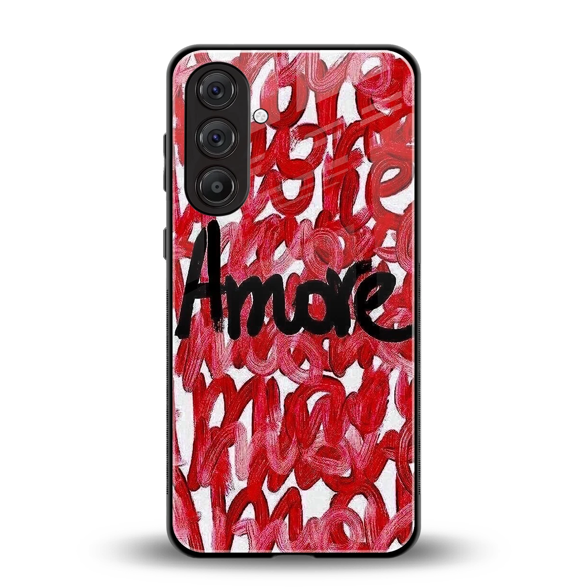 Amore back phone cover | glass case for samsung galaxy a55 5g