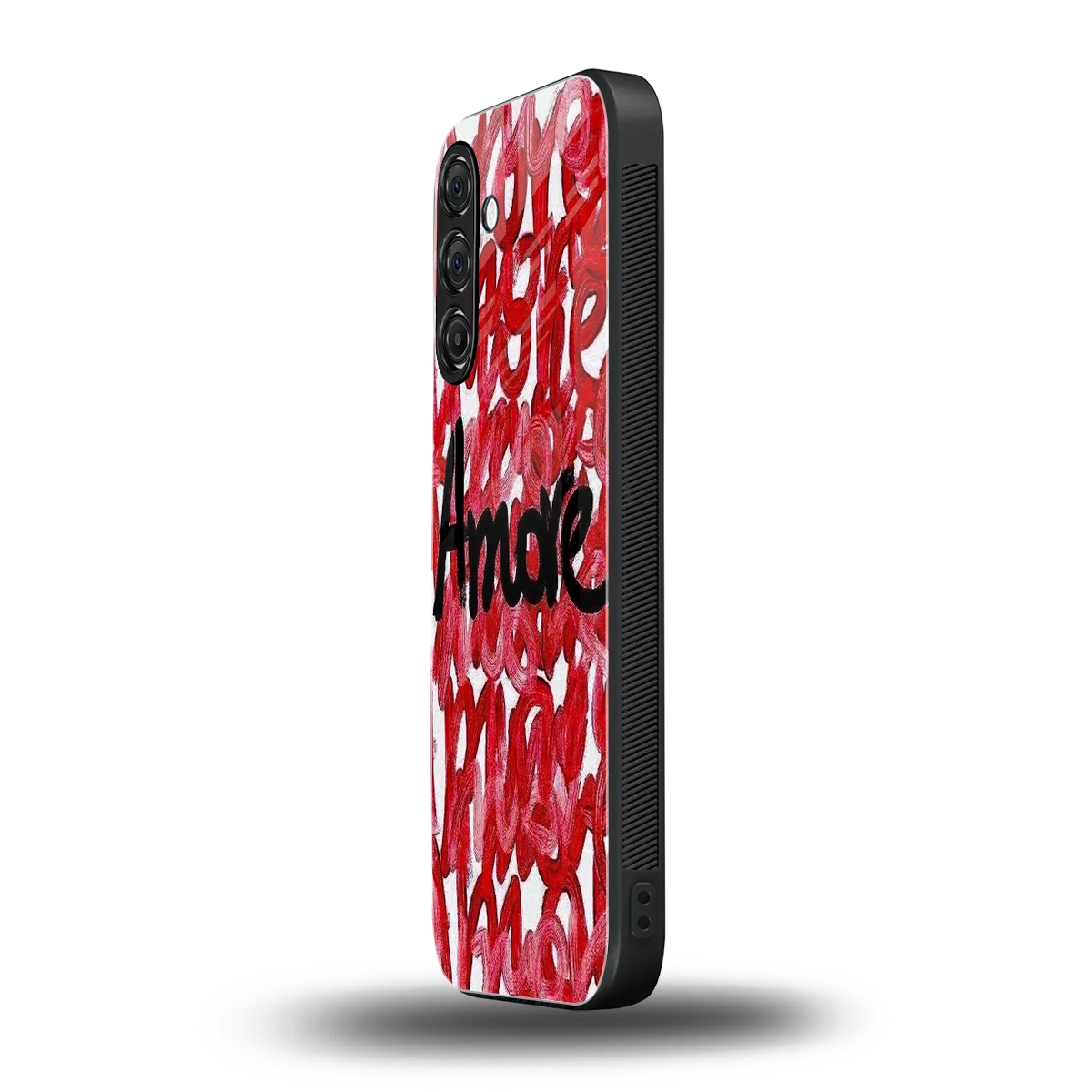 Amore samsung galaxy a55 5g mobile cover | shockproof glass phone case