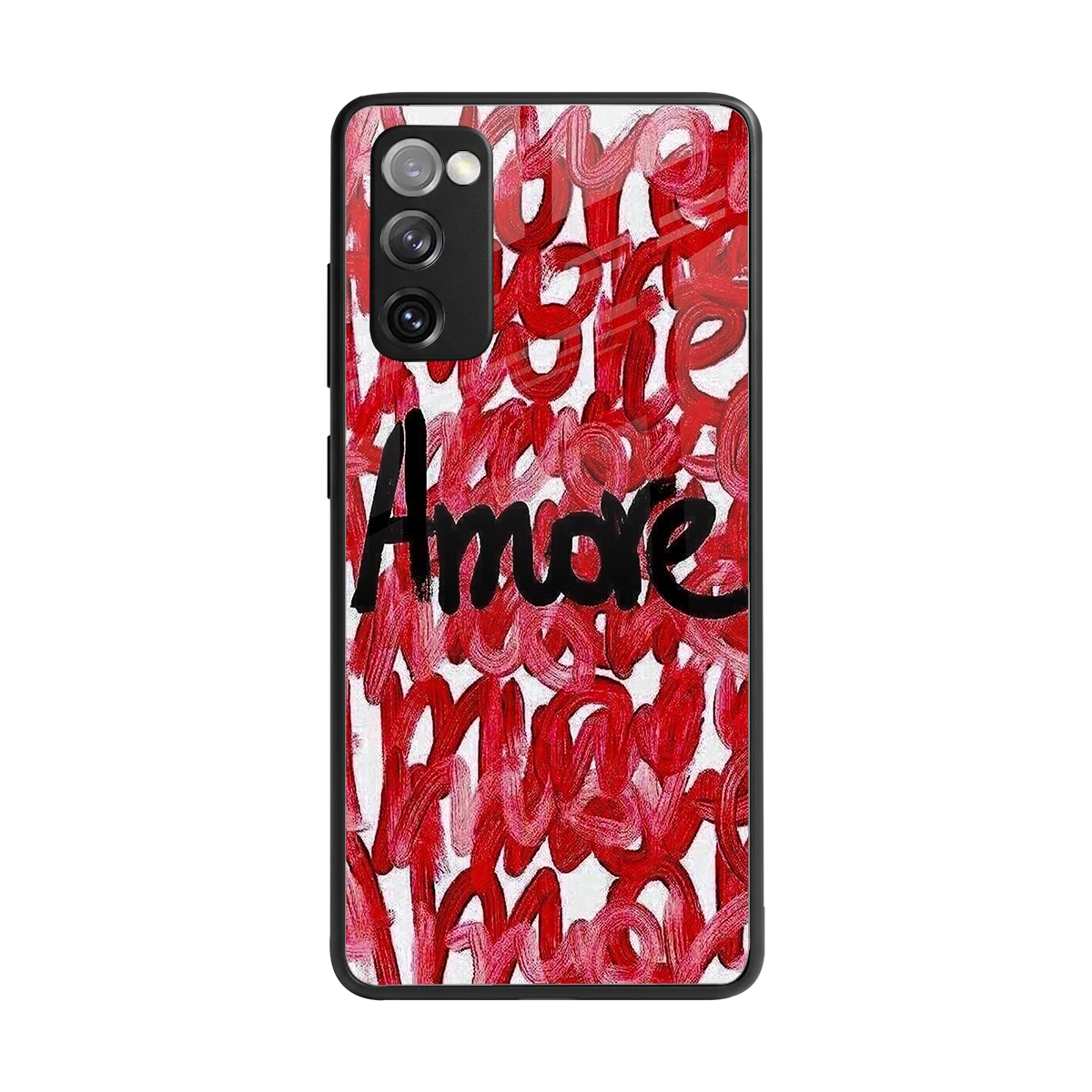 Amore back phone cover | glass case for samsung galaxy s20 fe