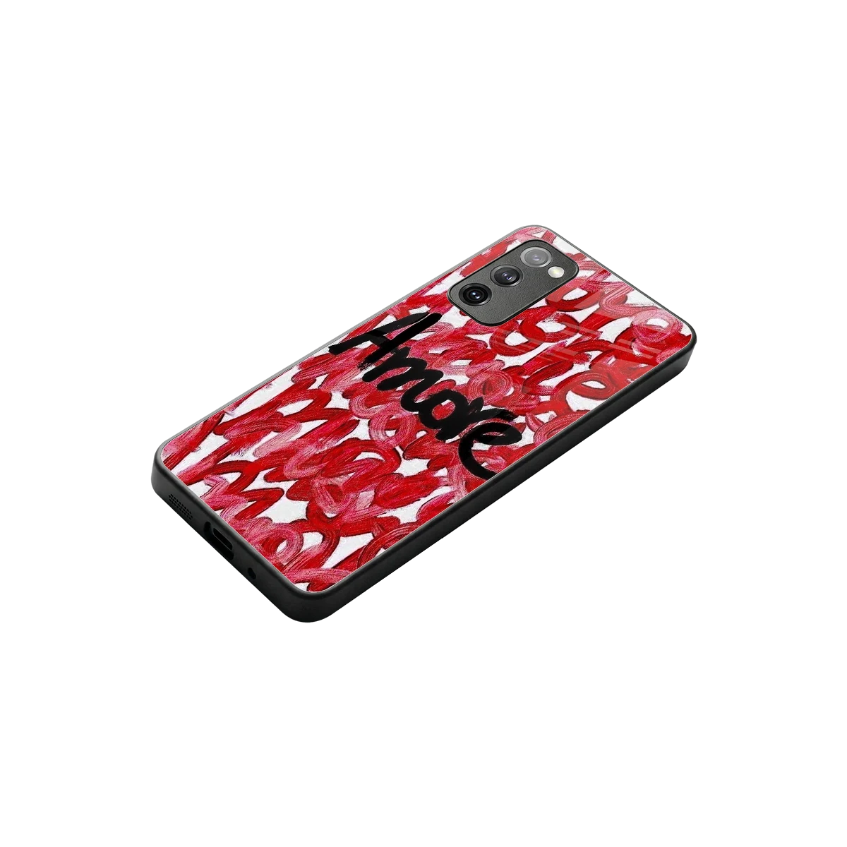 Amore stylish phone case for samsung galaxy s20 fe | glossy glass and slim fit
