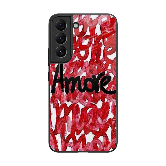 Amore back phone cover | glass case for samsung galaxy s22