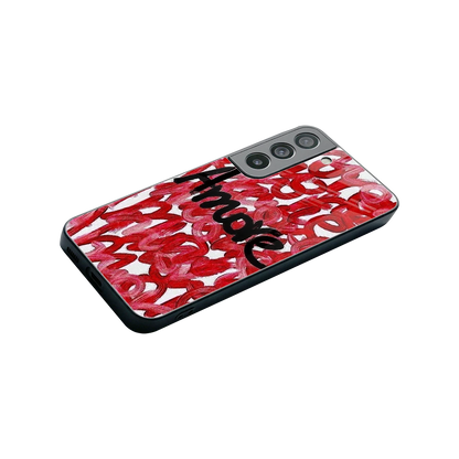 Amore stylish phone case for samsung galaxy s22 | glossy glass and slim fit