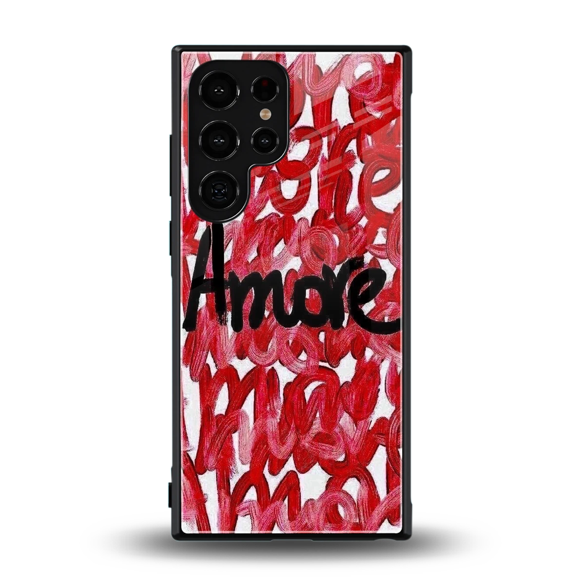 Amore back phone cover | glass case for samsung galaxy s24 ultra